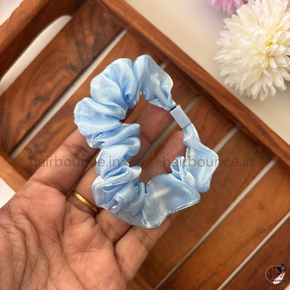 Sheer Organza Scrunchies – Soft Pastel Hair Ties