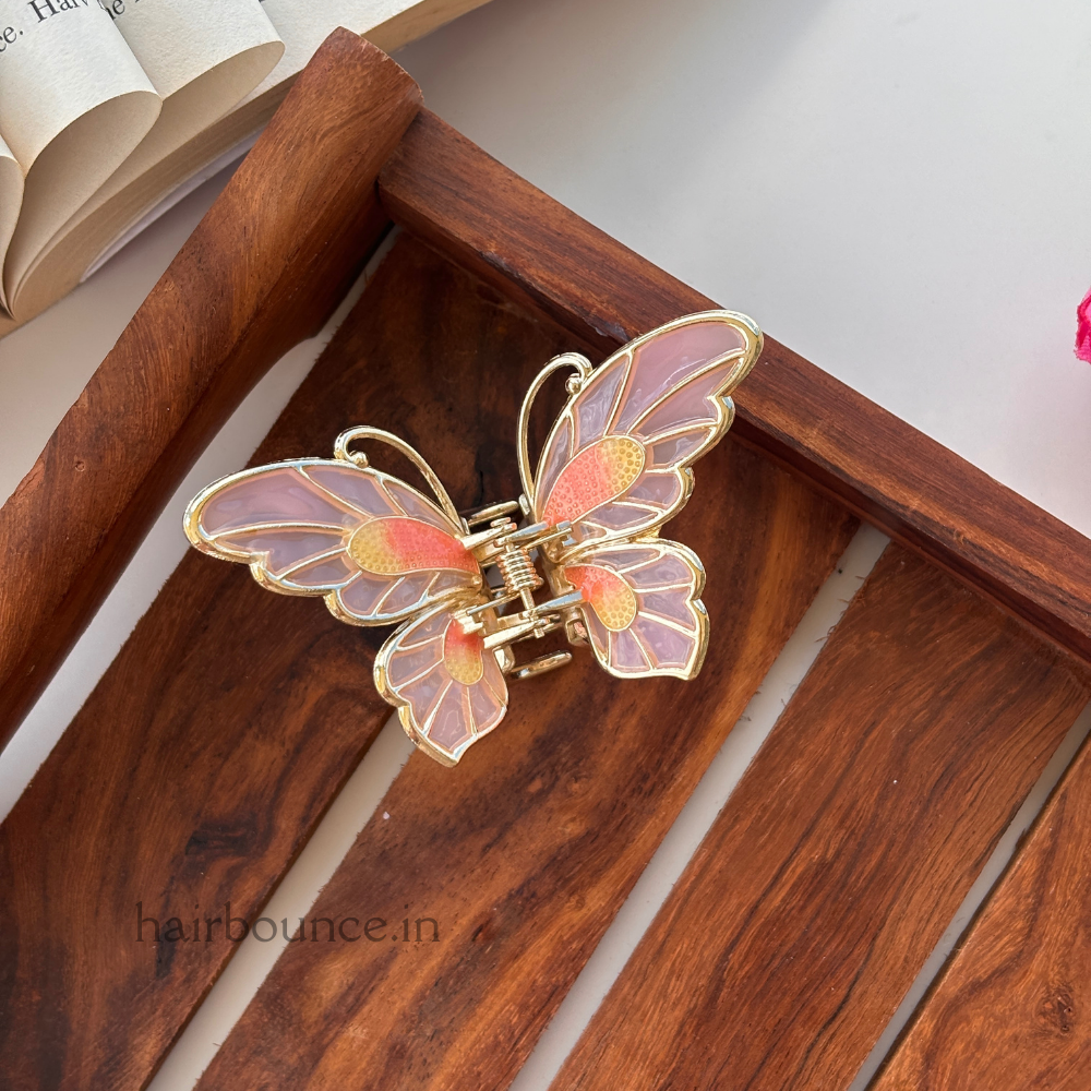 Premium Colourful Metal Butterfly - High Quality Hair Cluther