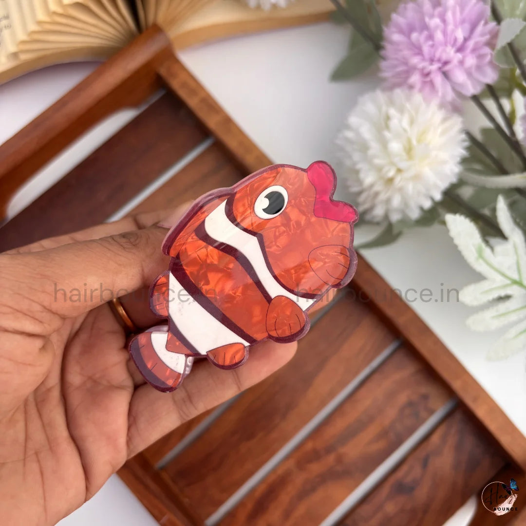 Colourful Ocean Fish Hair Claw Clips – Large