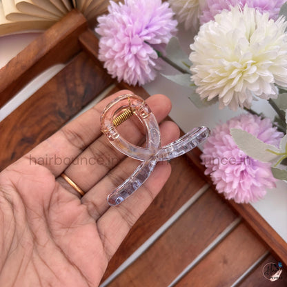 Transparent Loop Hair Claw – Medium