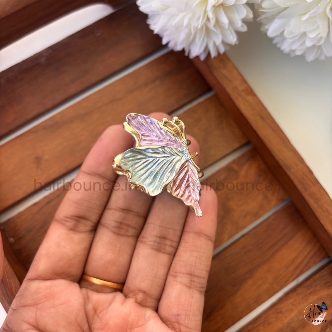 Flutterleaf Butterfly Hair Claw – Medium
