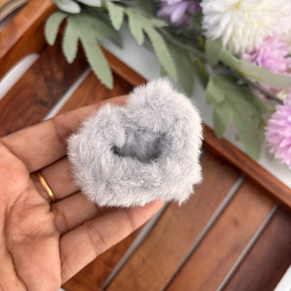 Heart Fur Hair Claw - Small