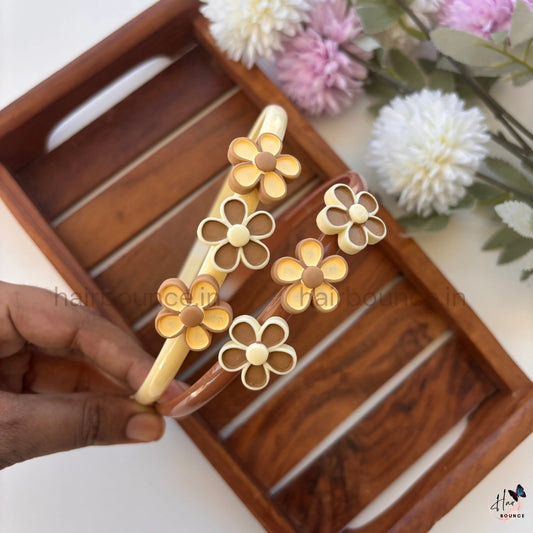 Daisy Bloom Hairband – Dual Tone Collection