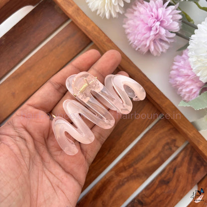 Crystal Zig Zag Hair Claw – Medium