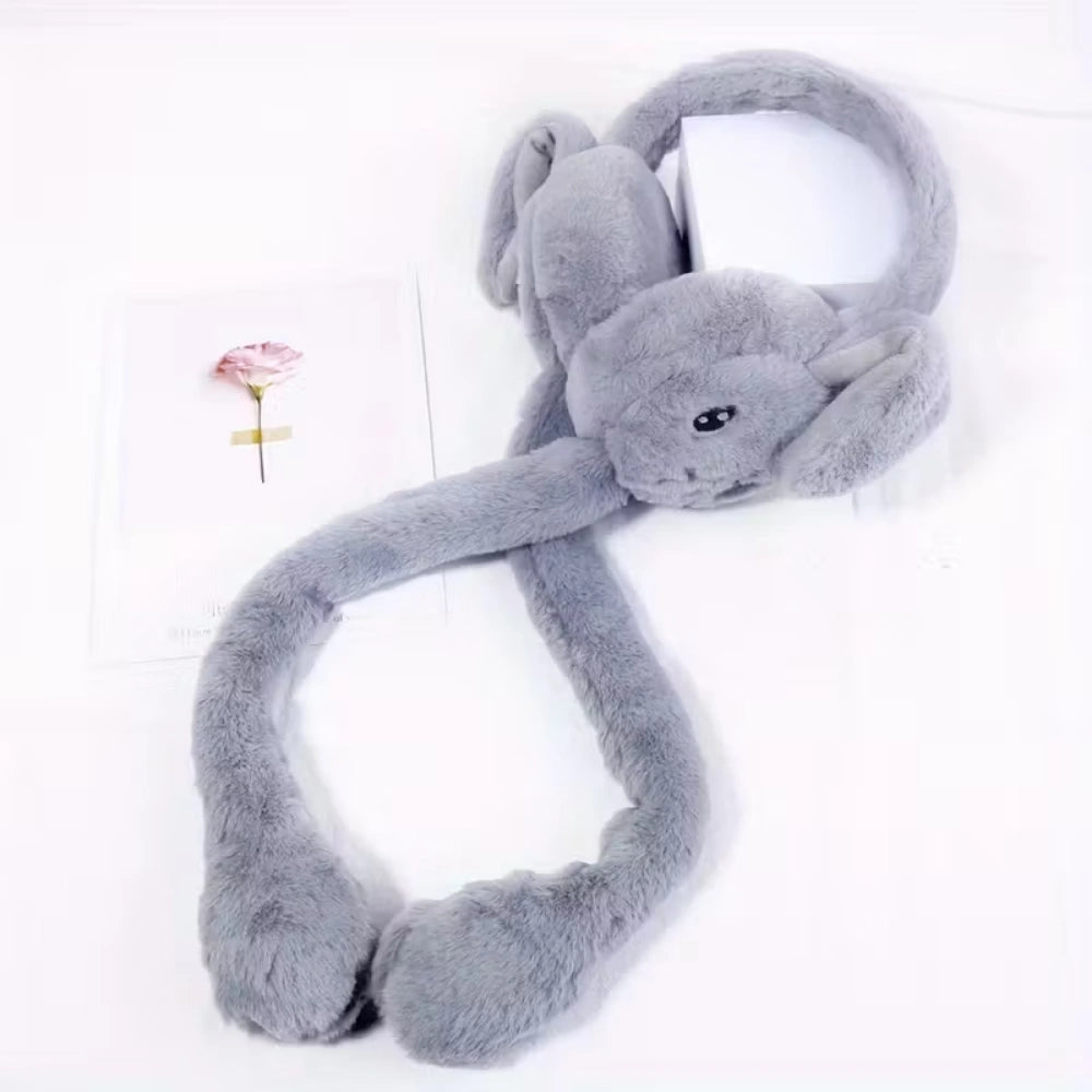 Cute Jumping Rabbit Earmuffs with ChuChu Sound