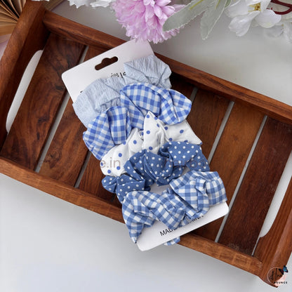 Everyday Charm Cotton Scrunchies – Pack of 5
