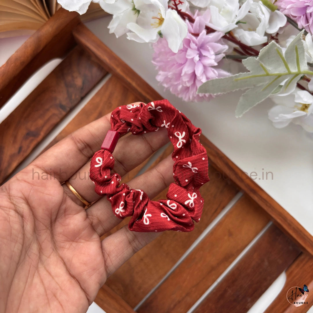 Cherry Picnic Cotton Scrunchie
