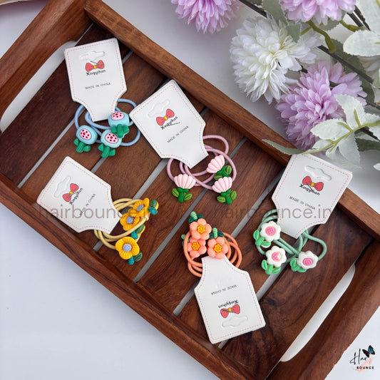 Little Blossom Kids Hair Ties – Pack of 3