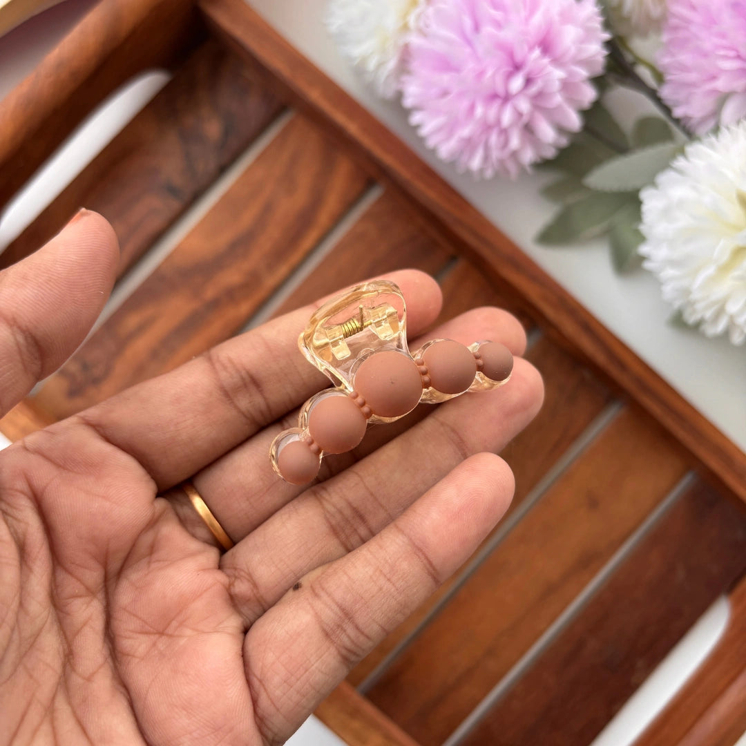 Bubble Matte Hair Claw – Small
