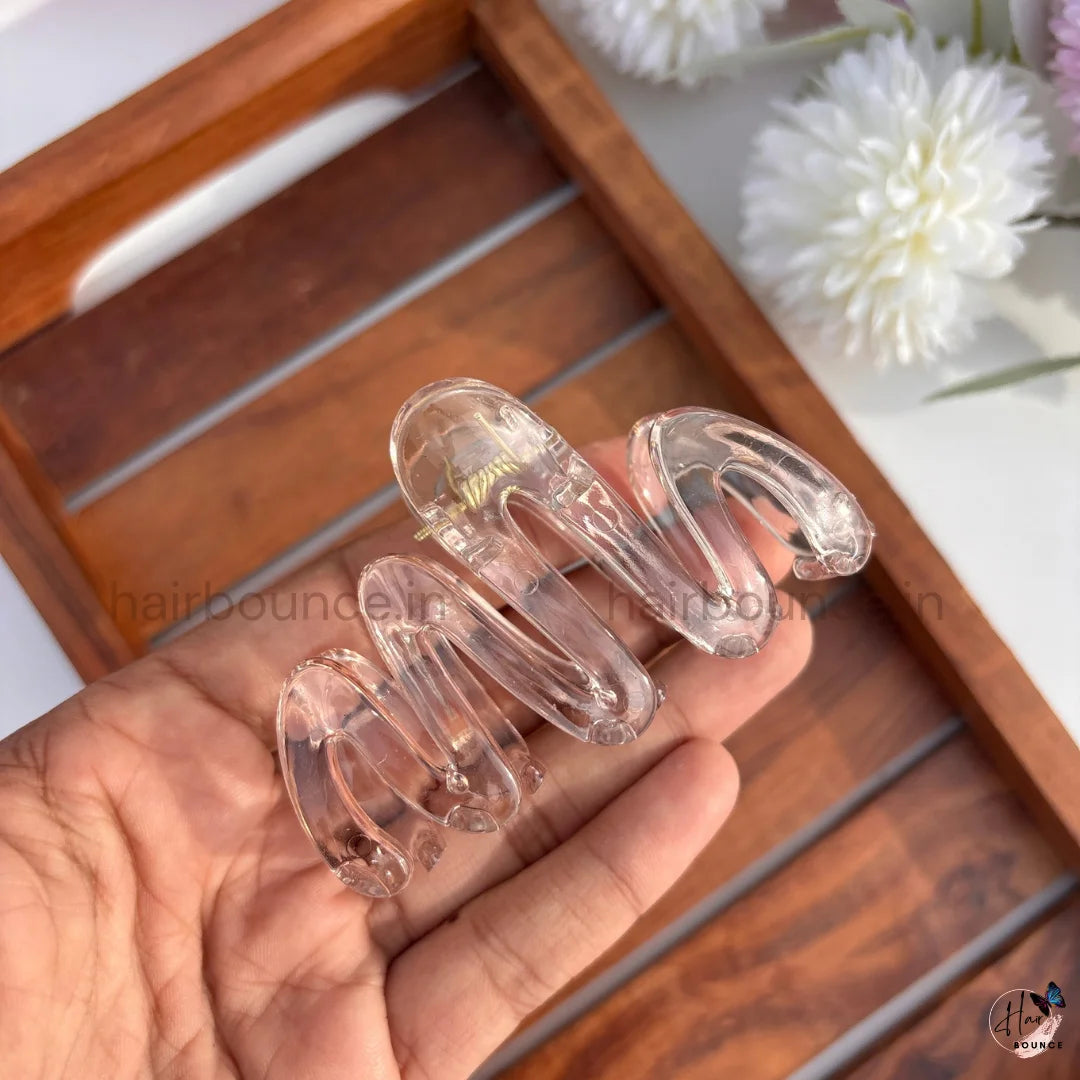 Glossy Wave Hair Clip – Medium