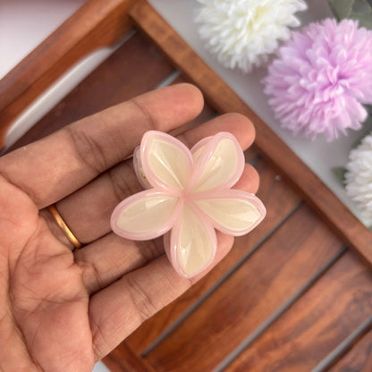 🌸 Dual Colour Blossom Hair Claw – Small