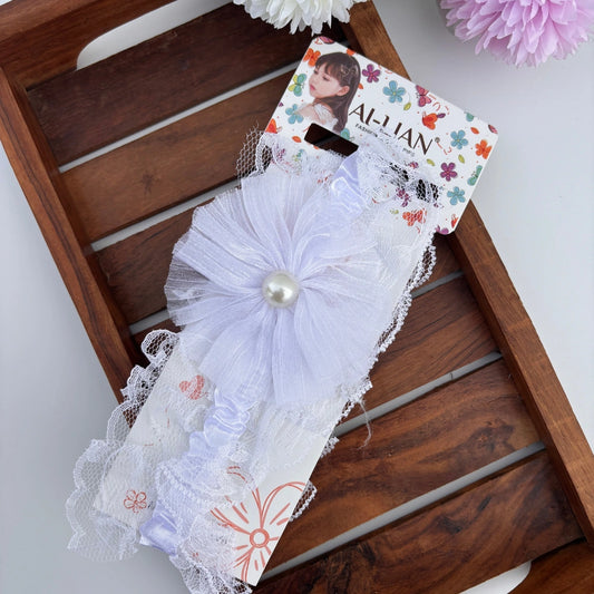 Flower Lace Newborn Headband