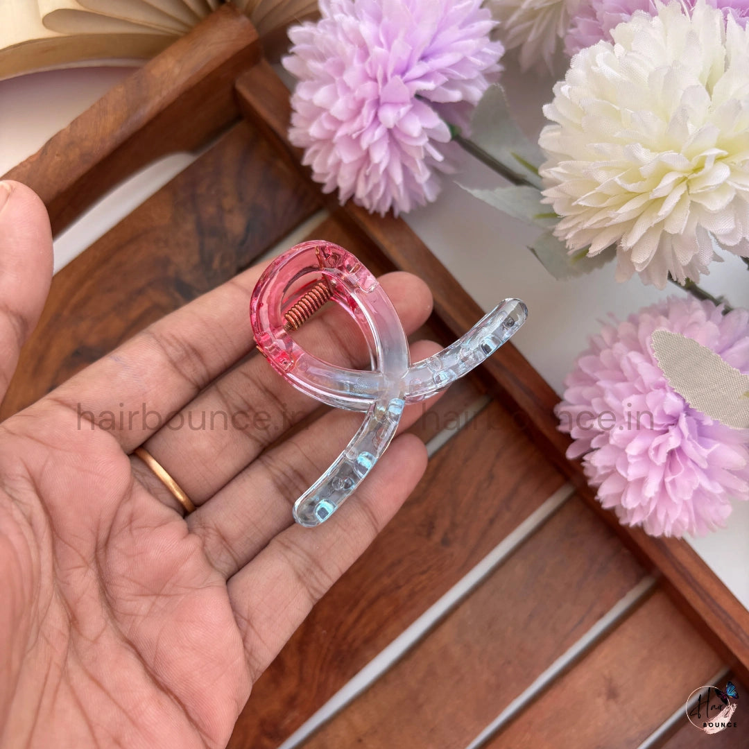 Transparent Loop Hair Claw – Medium