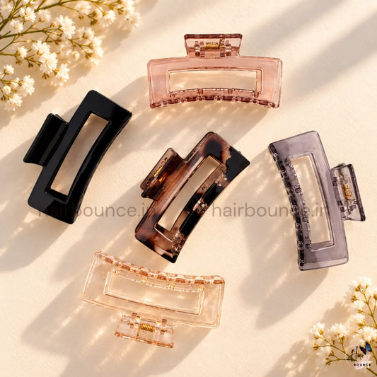 Classic Rectangle Hair Claw – Medium