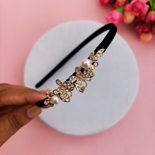 Butterfly Stone Headband