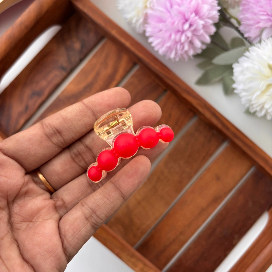 Bubble Matte Hair Claw – Small