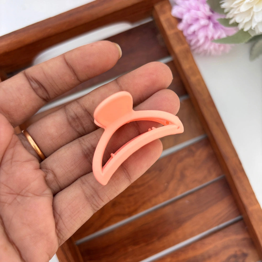 Light Curve D Shape Hair Claw - Small