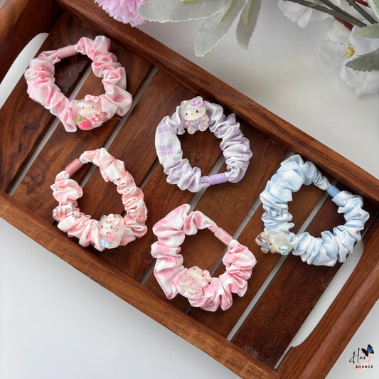 Kawaii Character Scrunchies