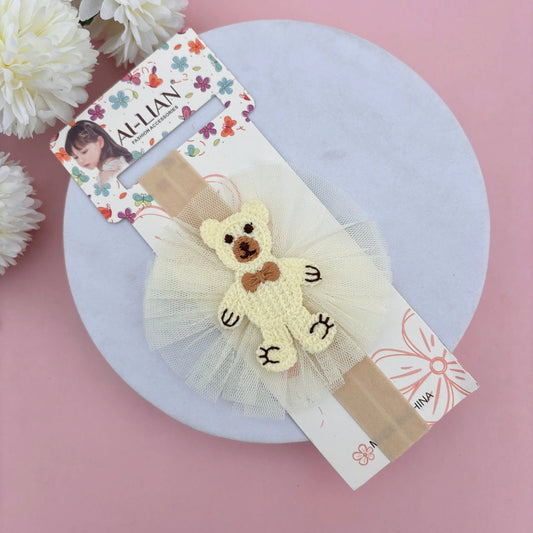 Cuddle Bear Crown New Born Baby Headband