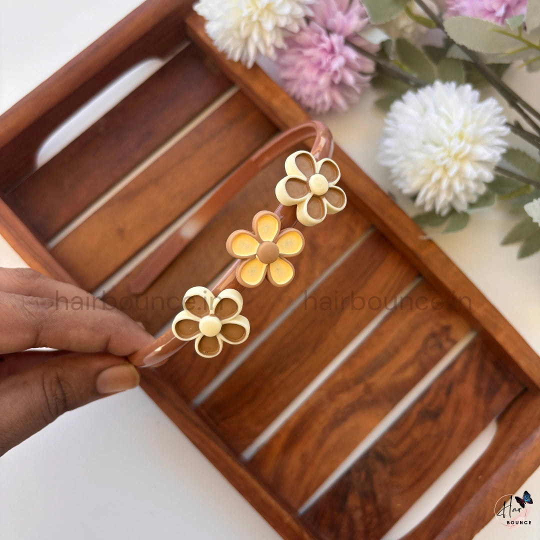 Daisy Bloom Hairband – Dual Tone Collection