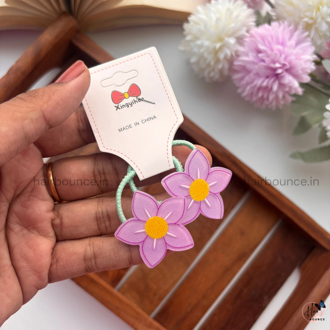 Cute Flower Rubber Bands