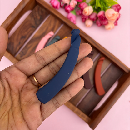 Colourful Banana Matte Finish Clip - Medium