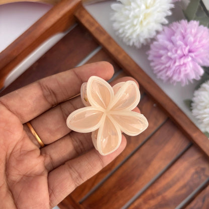 🌸 Dual Colour Blossom Hair Claw – Small