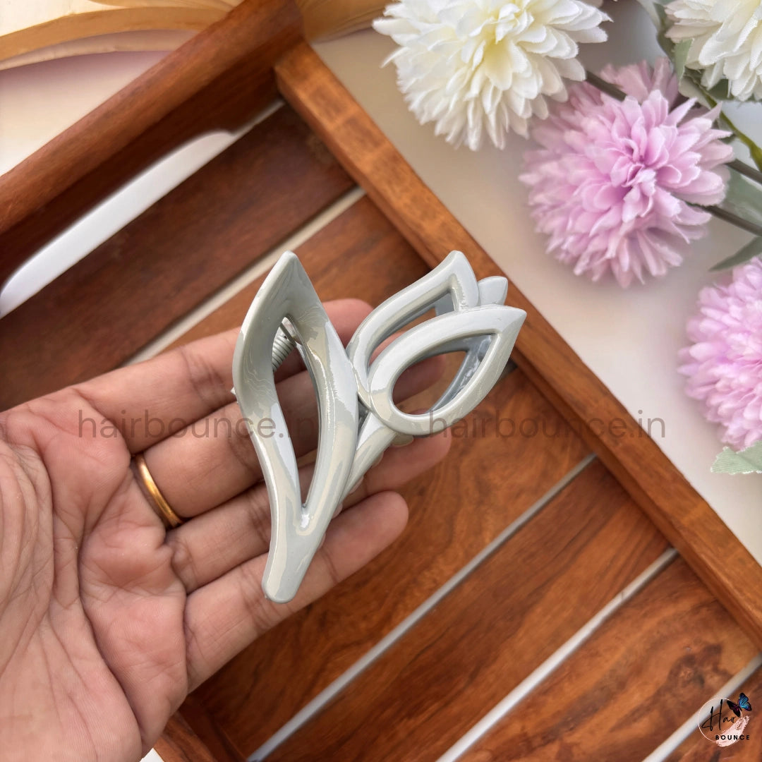 Elegant Tulip Hair Claw – Medium
