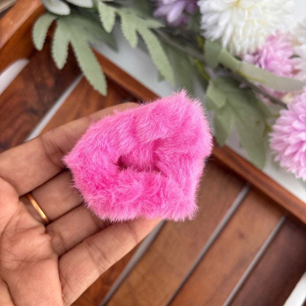 Heart Fur Hair Claw - Small