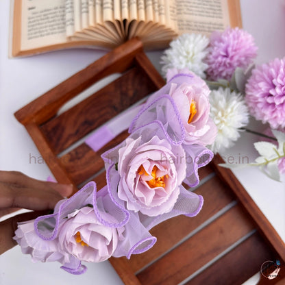 Rosé Bloom Floral Headband for Girls – Elegant Flower Hair Band