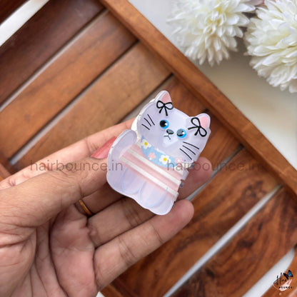 Cute Kitty Cartoon Hair Claw – Medium