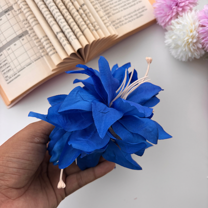 Loop Shape Floral Hair Claw – Large