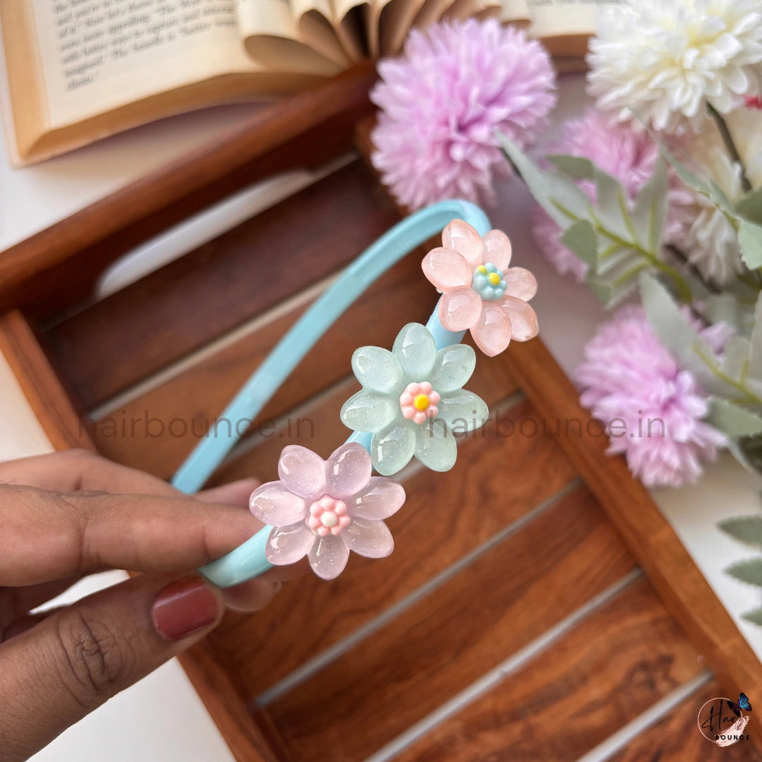 Pastel Daisy Flower Kids Headband