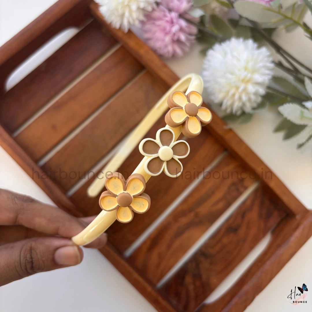 Daisy Bloom Hairband – Dual Tone Collection