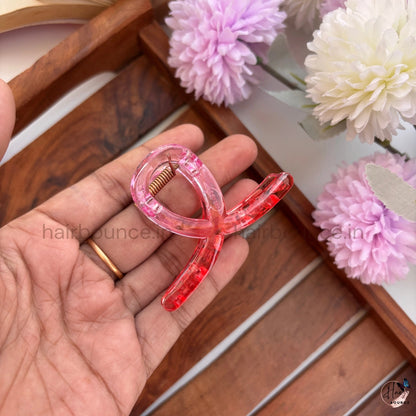Transparent Loop Hair Claw – Medium