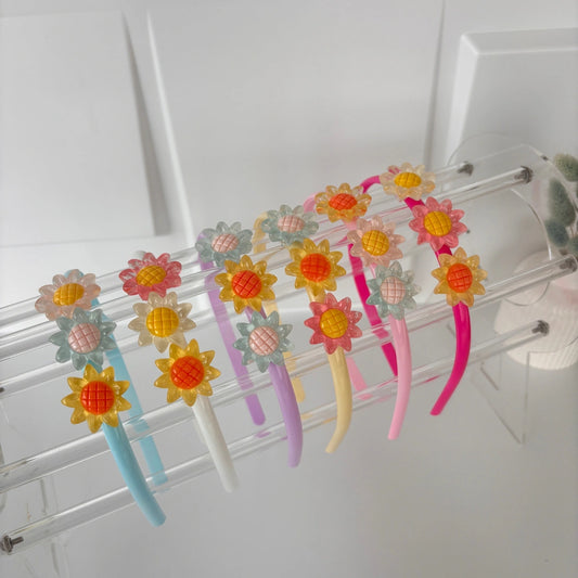 Glossy Sunflower Headband