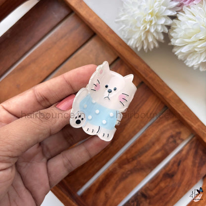 Cute Kitty Cartoon Hair Claw – Medium