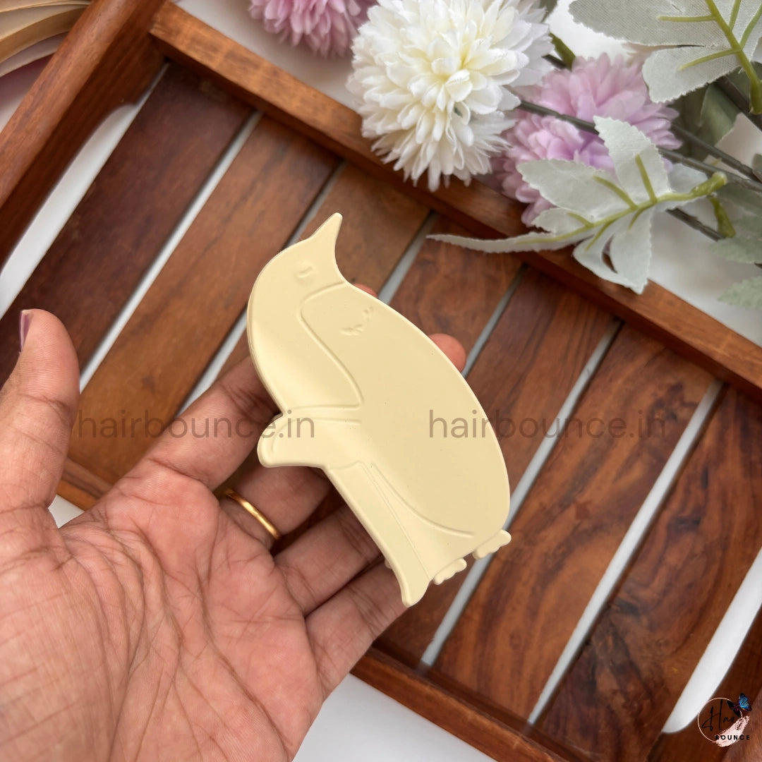 Cute Penguin Hair Claw – Large
