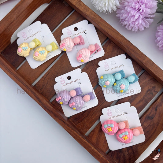 Sweet Macaron Kids Snap Hair Clips