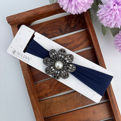 Royal Bloom Embellished Headband
