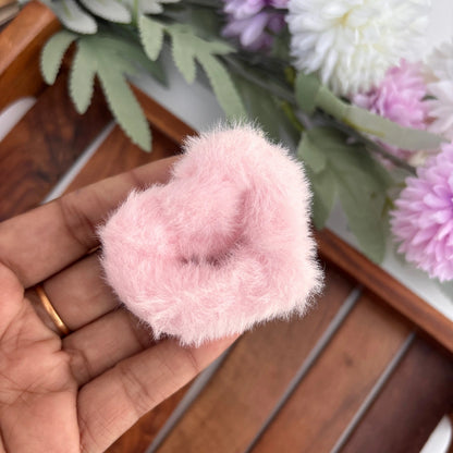 Heart Fur Hair Claw - Small
