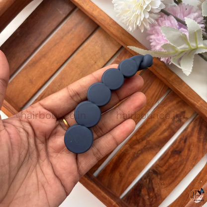 Matte Circle Banana Clip - Large