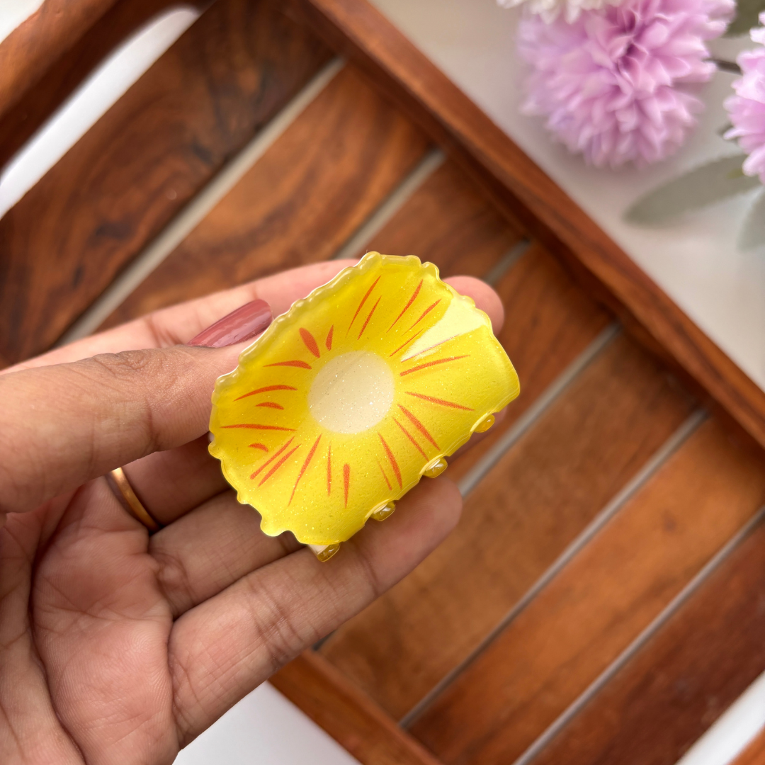 Fruit Slice Hair Claw - Medium