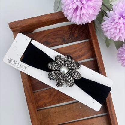 Royal Bloom Embellished Headband