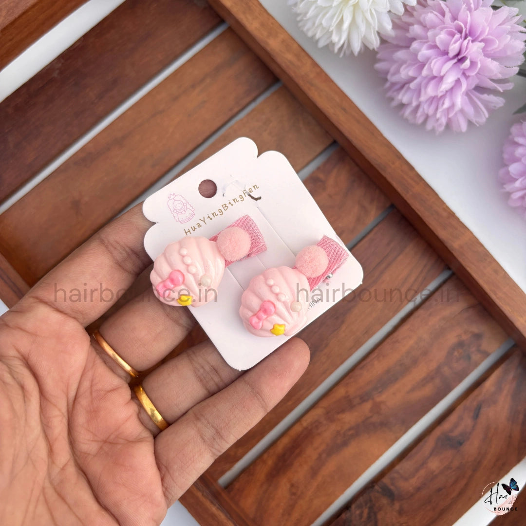 Sweet Macaron Kids Snap Hair Clips