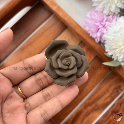 Dual Colour Rose Hair Claw - Small