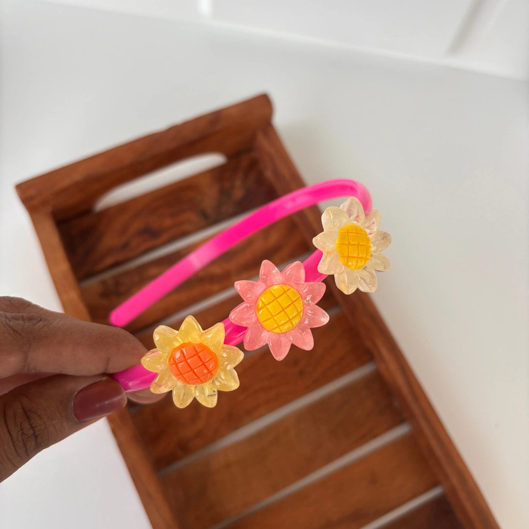 Glossy Sunflower Headband