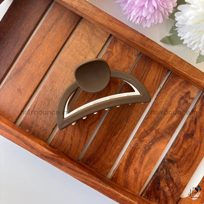 Dual Colour Curve D Shape Hair Claw - Large