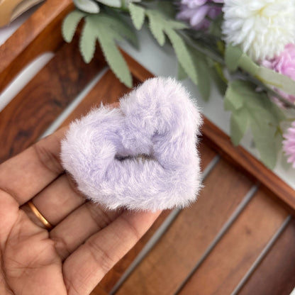 Heart Fur Hair Claw - Small