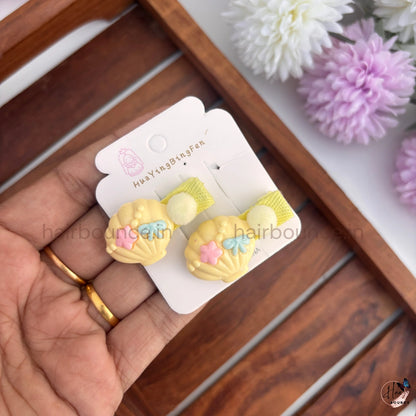 Sweet Macaron Kids Snap Hair Clips